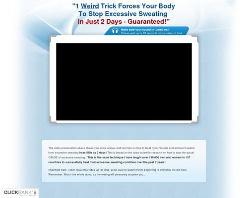 Sweat Miracle&trade; - FREE Video Presentation