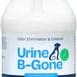 KINZUA ENVIRONMENTAL Urine B-Gone, Professional Enzyme Odor Eliminator & Pet Stain Remover, Human, Cat & Dog Urine Cleaner, Effective on Laundry, Carpets & More, Original Scent, 1 Gallon