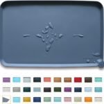 Hoki Found -Waterproof Pet Feeding Mats with High Lips - Multiple Size and Colors for Dogs, Cats & Others-G