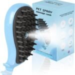 Nepfaivy Cat Steam Brush for Shedding - 3 in 1 Pet Steam Brush for Dog and Cat, Rechargeable Steamy Cat Brush, Spritz Defur Comb for Cats, Steamer Brush for Massage, Grooming and Removing Loose Hair