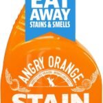 Angry Orange Stain Remover - 32oz Enzyme Pet Cleaner - Dog & Cat Urine Destroyer and Stain Remover - Citrus Spray Cleaning Solution - Puppy Supplies
