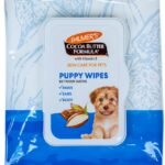 Palmer's Cocoa Butter Puppy Wipes for Between Baths | Cocoa Butter Wipes for Dogs | Paraben & Phthalate Free Dog Grooming Wipes for Dogs, Palmers Dog Bath Wipes, 100ct