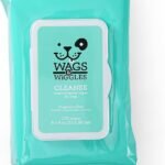 Wags & Wiggles Cleanse Hypoallergenic Wipes 100ct | Hypoallergenic Dog Wips 100 Count Package, Fragrance Free | Waterless Bathing to Keep Pets with Sensitive Skin Clean (FF22031)