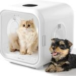 HomeRunPet Drybo Plus Automatic Pet Dryer Box - Ultra Quiet, Smart Temperature Control, 360° Efficient for Cats and Small Dogs