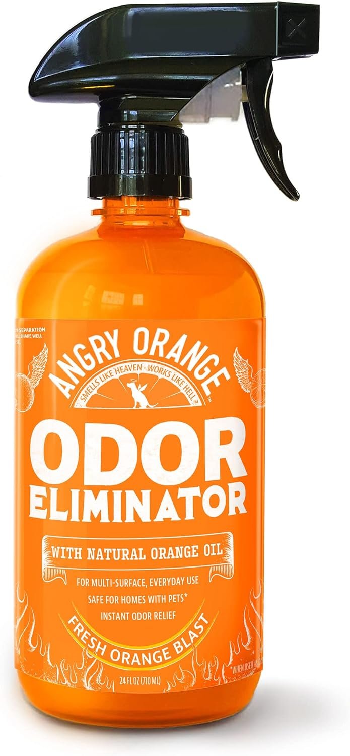 Angry Orange Pet Odor Eliminator for Dog Urine and Smells - Citrus - 24 oz