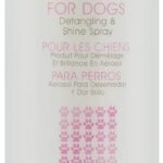 BioSilk for Dogs Silk Therapy Detangling Plus Shine Mist for Dogs | Best Detangling Spray for All Dogs & Puppies for Shiny Coats and Dematting | 8 Oz Bottle (Packaging May Vary),WHITE (Pack of 1)