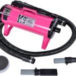 ECC K-9 II Dog Dryer, Professional Grooming Blower with Adjustable Airflow, Pink