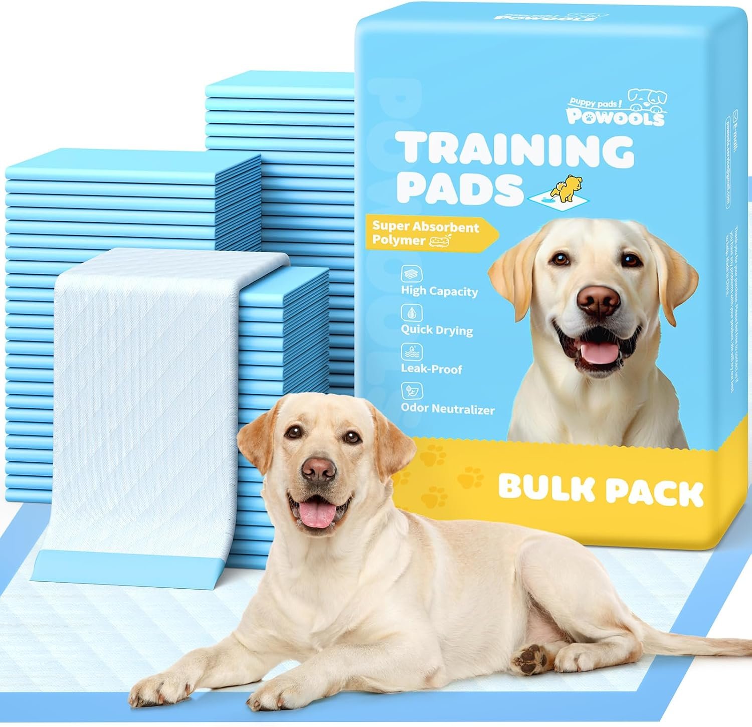 100-Pack X-Large Puppy Pads - 34'' x 28'' Pee Pads for Dogs Potty Training with Leak-Proof Quick-Dry Design, 6-Layer Wee Wee Pads for Dogs