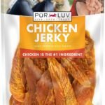 Dog Treats, Chicken Jerky for Dogs, Made with 100% Real Chicken Breast, 16 Ounces, Healthy, Easily Digestible, Long-Lasting, High Protein Dog Treat, Satisfies Dog's Urge to Chew (Pack of 1)