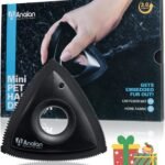 Analan Mini Pet Hair Remover for Car Detailing Supplies, Carpet Dog Hair Remover for Car Interior, Triangle Dog Hair Remover for Auto Detailing, Couch, Furniture, Lint, Carpet(Multi-Color)