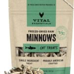 Vital Essentials Freeze Dried Raw Cat Treats, Minnows Treats, 0.5 oz