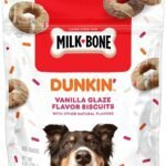 Milk-Bone Limited Edition Dunkin' Vanilla Glaze Flavor Biscuit Dog Treats, 8 Ounce