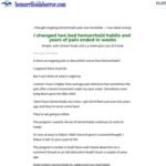 Hemorrhoids Case Study cb | Blue Heron Health News