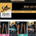 Sheba Meaty Tender Sticks Soft Cat Treats with Chicken, Tuna Flavor, and Salmon Flavor, 0.14 oz., 40 Count