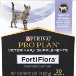 Purina Pro Plan Veterinary Supplements FortiFlora Cat Probiotic Supplement for Cats with Diarrhea - 30 ct. Box