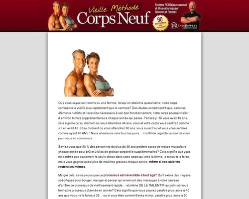 VieilleMethodeCorpsNeuf.com - French Version Of Old School New Body