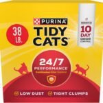 Purina Tidy Cats Clumping Cat Litter, 24/7 Performance Multi Cat Litter - 38 lb. Box