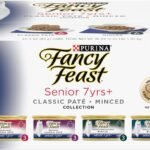 Purina Fancy Feast High Protein Senior Wet Cat Food Variety Pack, Senior 7+ Chicken, Beef & Tuna Feasts - (2 Packs of 12) 3 oz. Cans