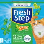 Fresh Step Advanced Clumping Litter with Febreze Freshness with Gain Scent, Fights Odor on Contact, 37 lbs. (2 x 18.5 lb. Box) (Package May Vary)