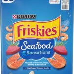 Purina Friskies Dry Cat Food Seafood Sensations With Salmon, Tuna, and Shrimp Flavors - 22 lb. Bag