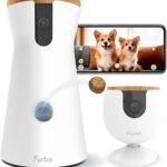 Furbo 360° Dog Camera + Mini (2-Camera Bundle Nanny Pro Subscription): Dog Safety & Home Security Alerts, Pet Camera with Speaker, Phone App & Night Vision (New Subscription Needed at Setup)