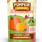 Weruva Pumpkin Patch Up! Pumpkin with Ginger & Turmeric for Dogs & Cats, 1.05oz Pouch (Pack of 12)