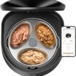 PETLIBRO Automatic Cat Feeder Wet Food with Stainless Steel Bowl, Refrigerated Auto Cat Feeder with Semiconductor Cooling, 3 Fresh Meals for 3 Days, App-Controlled Pet Food Dispenser, Easy to Clean