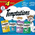 Temptations Classic Crunchy and Soft Cat Treats Feline Favorites Variety Pack, 3 oz. Pouches (Pack of 4)