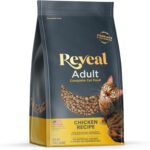Reveal Natural Adult Dry Cat Food, High Protein, Grain Free with Added Vitamins & Minerals, Complete & Balanced Nutrition for Cats, Chicken Recipe (3 Pound Bag)