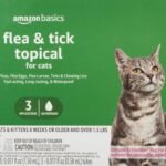 Amazon Basics Flea and Tick Topical Treatment for Cats (Over 1.5 Pounds), 3 Count (Previously Solimo)