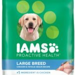IAMS Proactive Health Large Breed Adult Dry Dog Food with Real Chicken, 30 lb. Bag